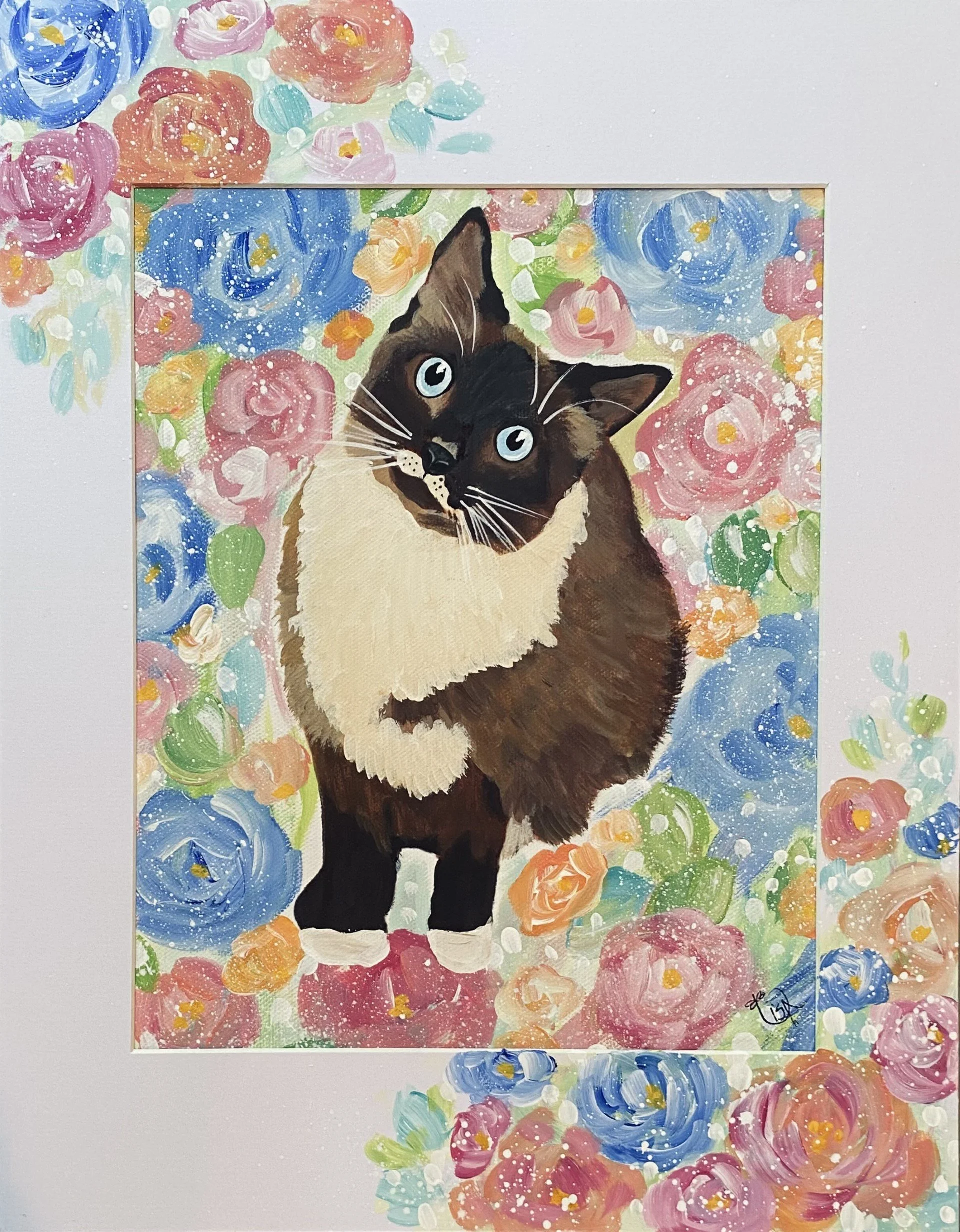 Painted Pet Portraits | The Painted Petal | Art Design Studio